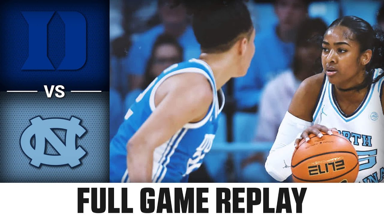Duke vs. North Carolina Full Game Replay | 2023-24 ACC Women's Basketball