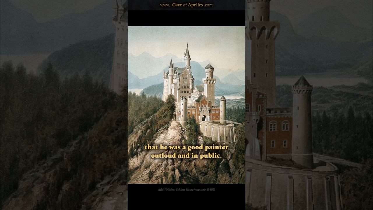 Was Adolf Hitler a good painter?