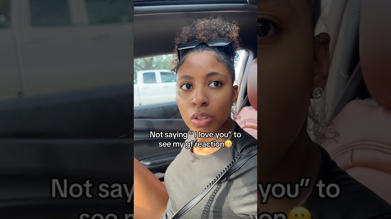 Not saying “I love you” back to get my girlfriend reaction 🤣 #kemoniandleron #shortsviral