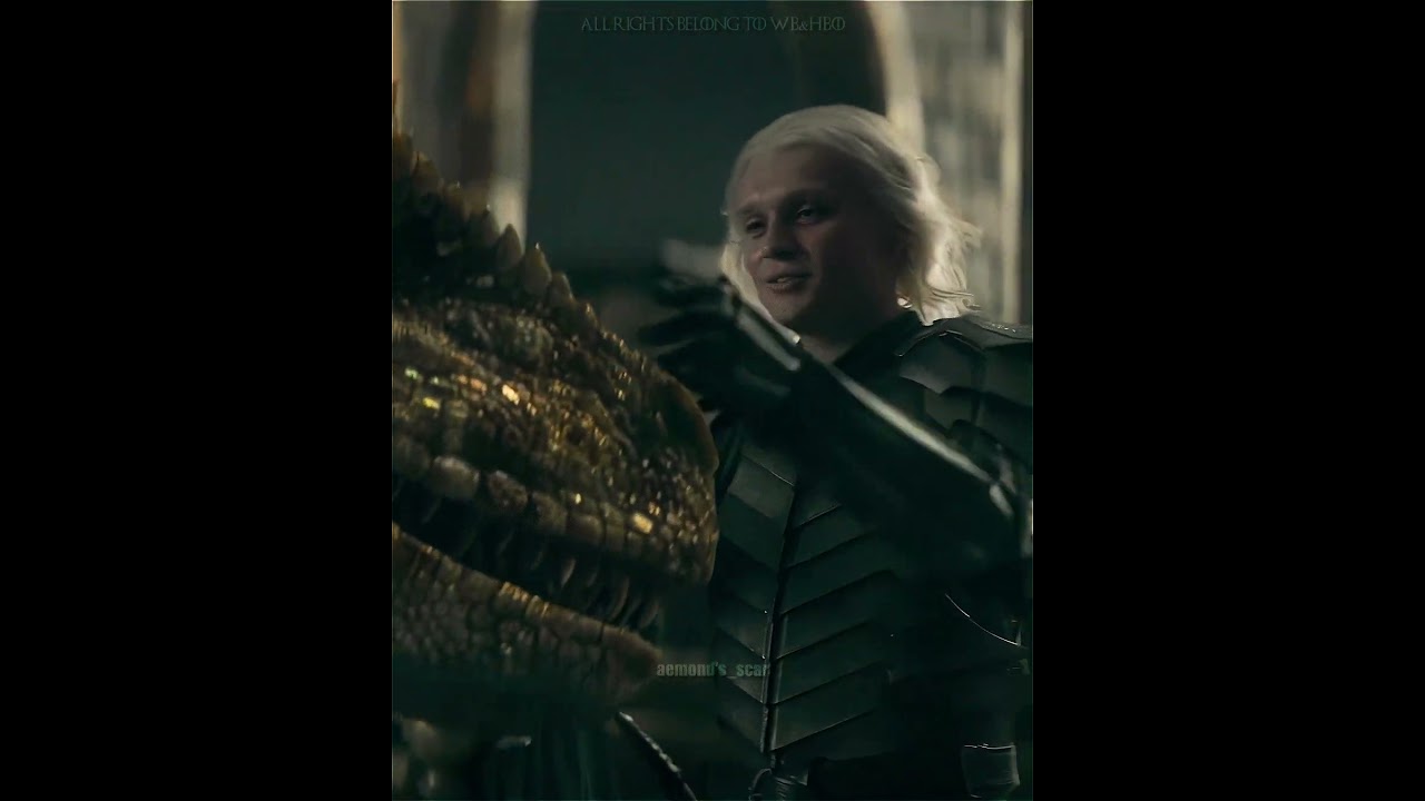 Sunfyre and Aegon  #hotd #aegontargaryen #sunfyre #fireandblood #tomglynncarney