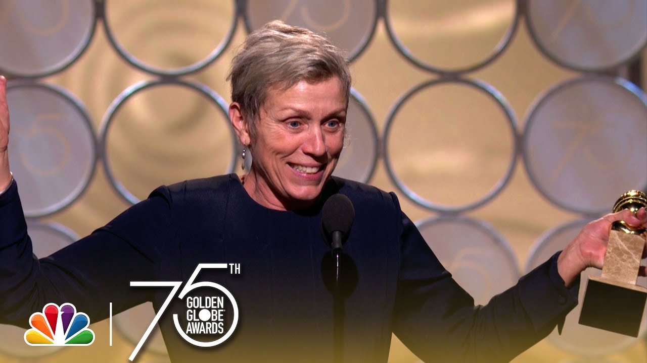 Frances McDormand Wins Best Actress in a Drama at the 2018 Golden Globes