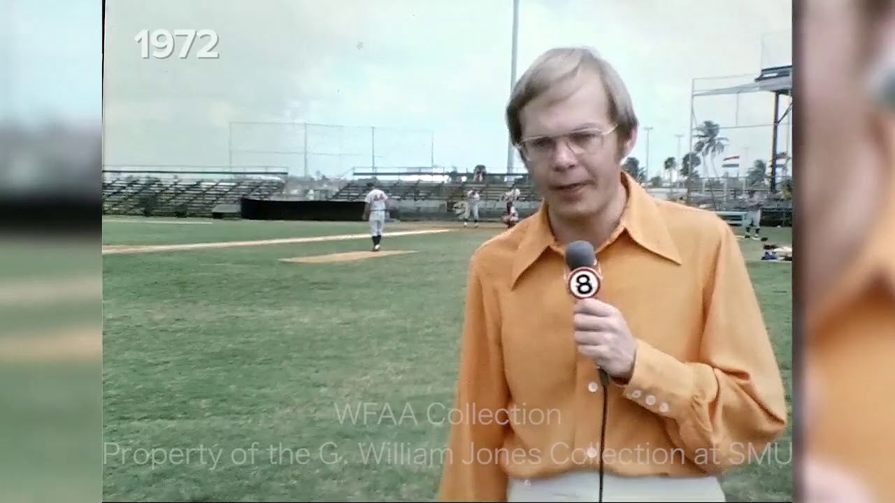 WFAA REWIND: Verne Lundquist at the first Rangers Spring Training