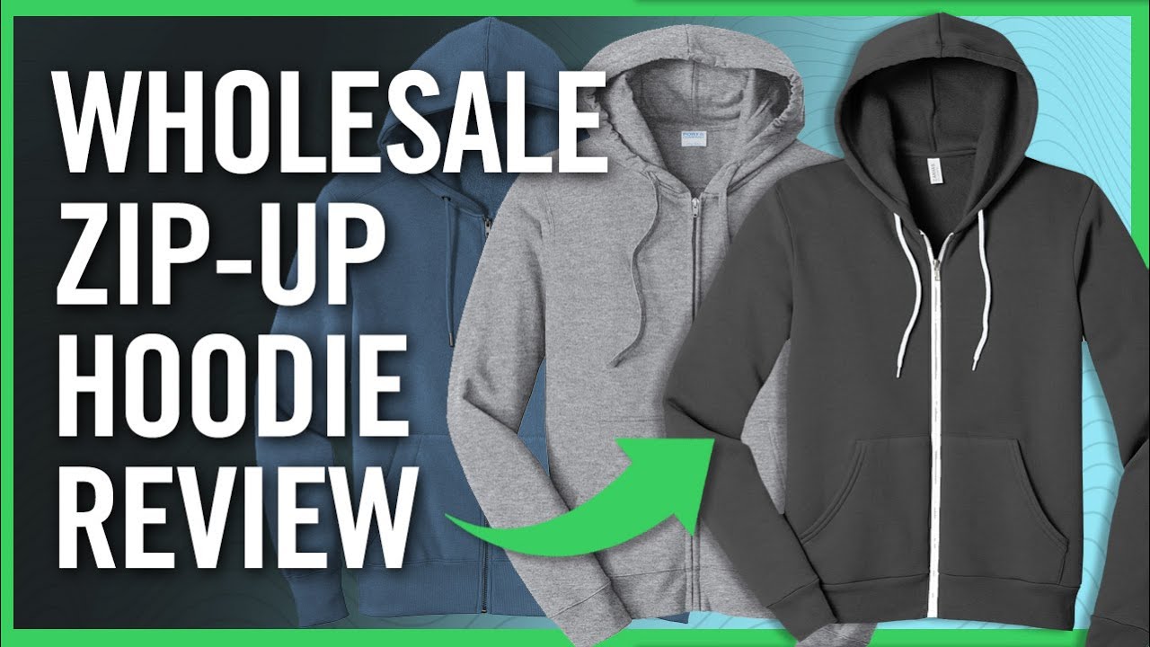 Top 5 Blank Zip-Up Hoodies Review | Most Popular Zip Up Hoodies To Print On