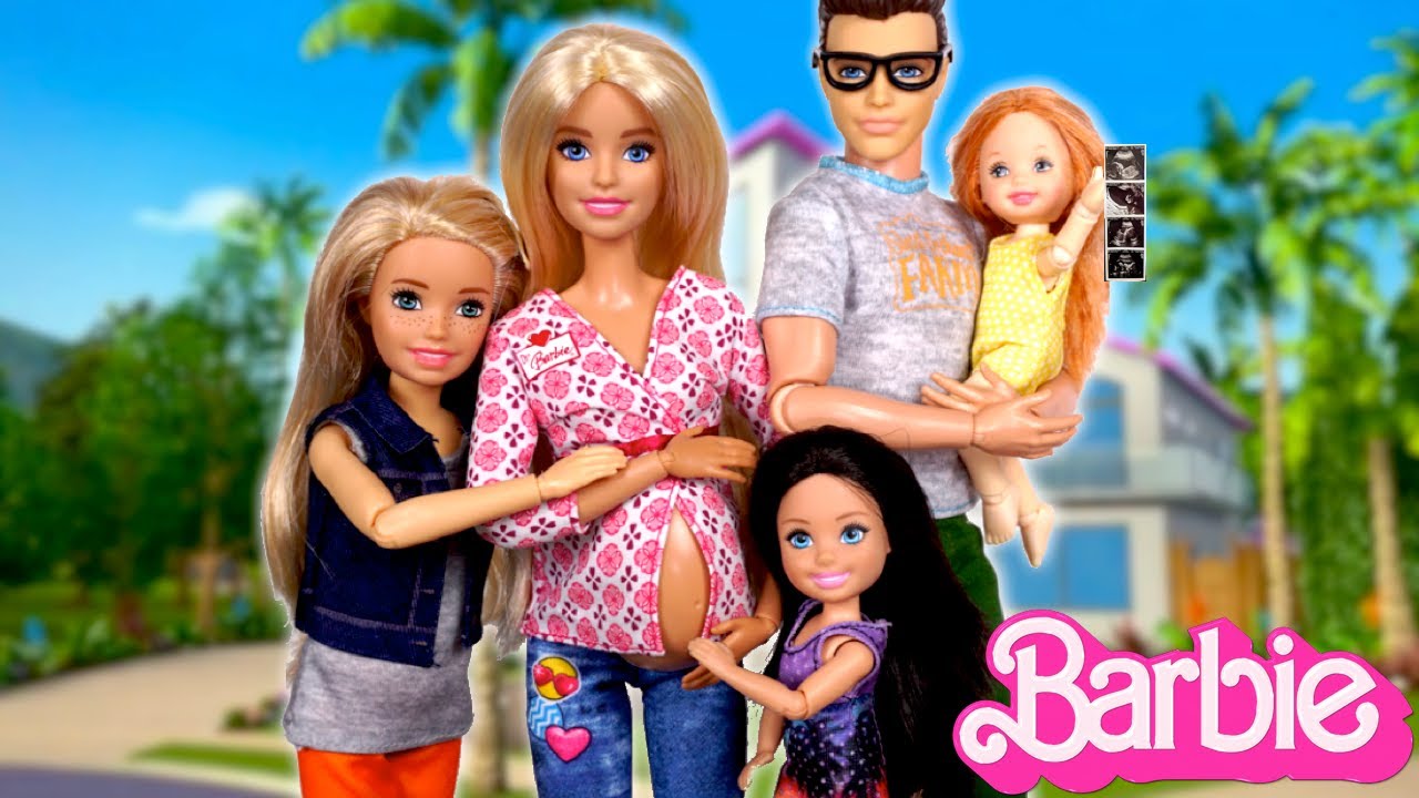 Barbie & Ken Doll Family New Baby Stories - Titi Toys Dolls