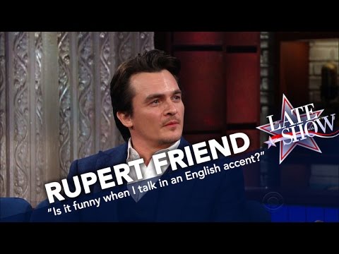 'Homeland' Star Rupert Friend Shows Off His Thick English Accent
