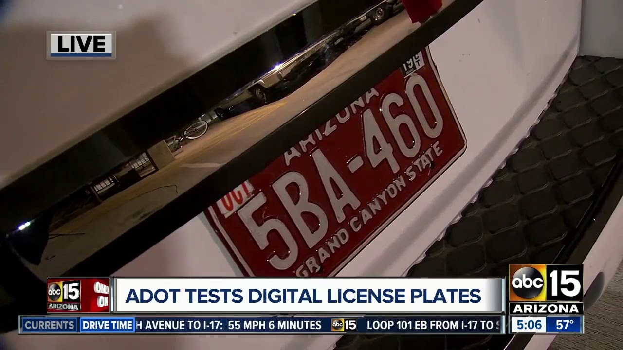ADOT testing digital license plates in Arizona