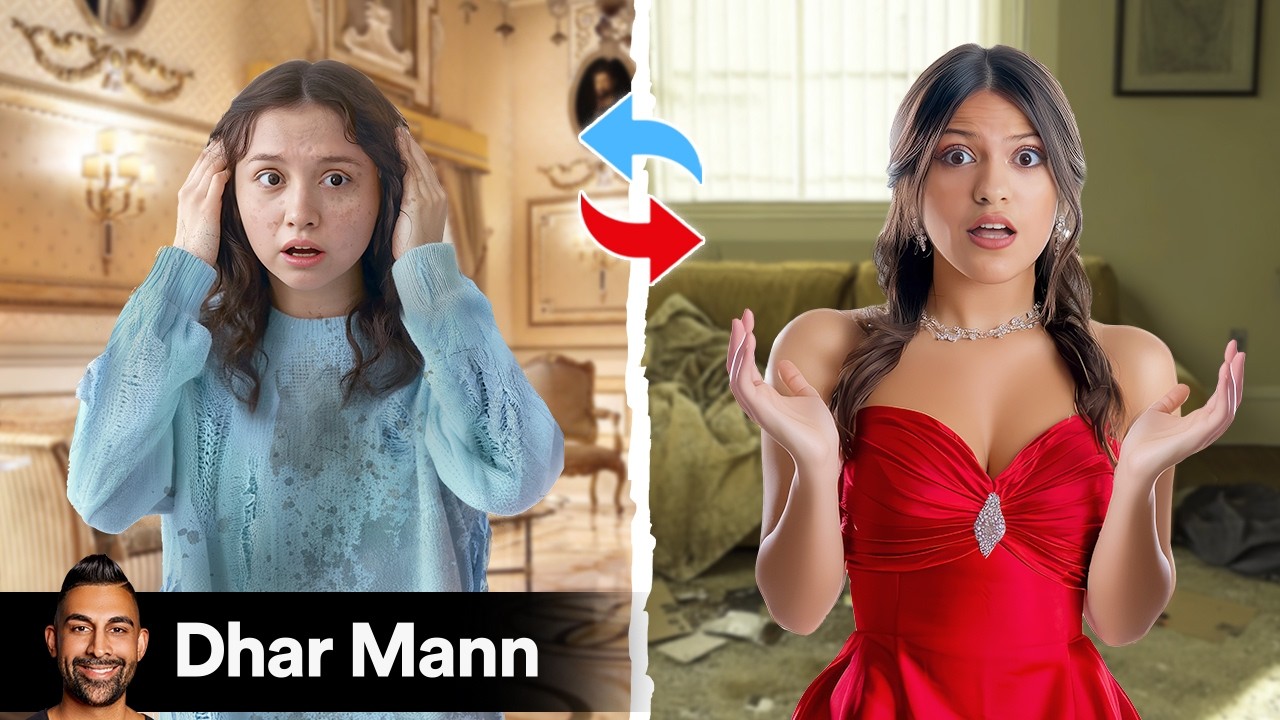 POOR and RICH GIRLS Want To SWAP LIVES FOREVER! | Dhar Mann Studios