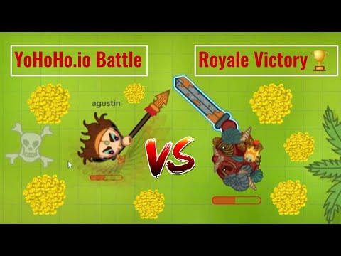 INSANE Battle Royale VICTORY - YoHoHo.io | Penguin Plays