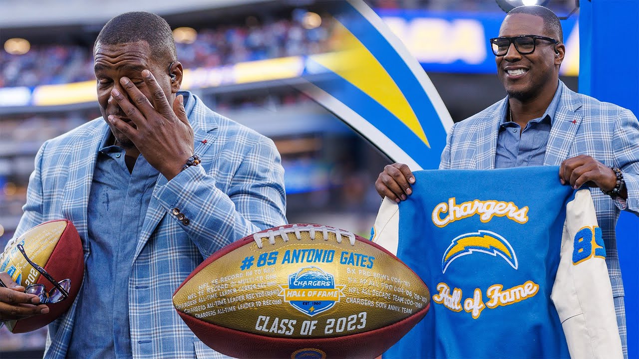 Antonio Gates Inducted Into Chargers Hall Of Fame | LA Chargers