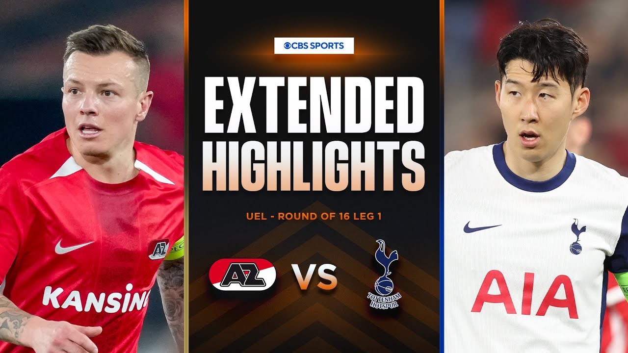 AZ Alkmaar vs. Tottenham: Extended Highlights | UEL Round of 16 Leg 1 | CBS Sports Golazo - Europe
