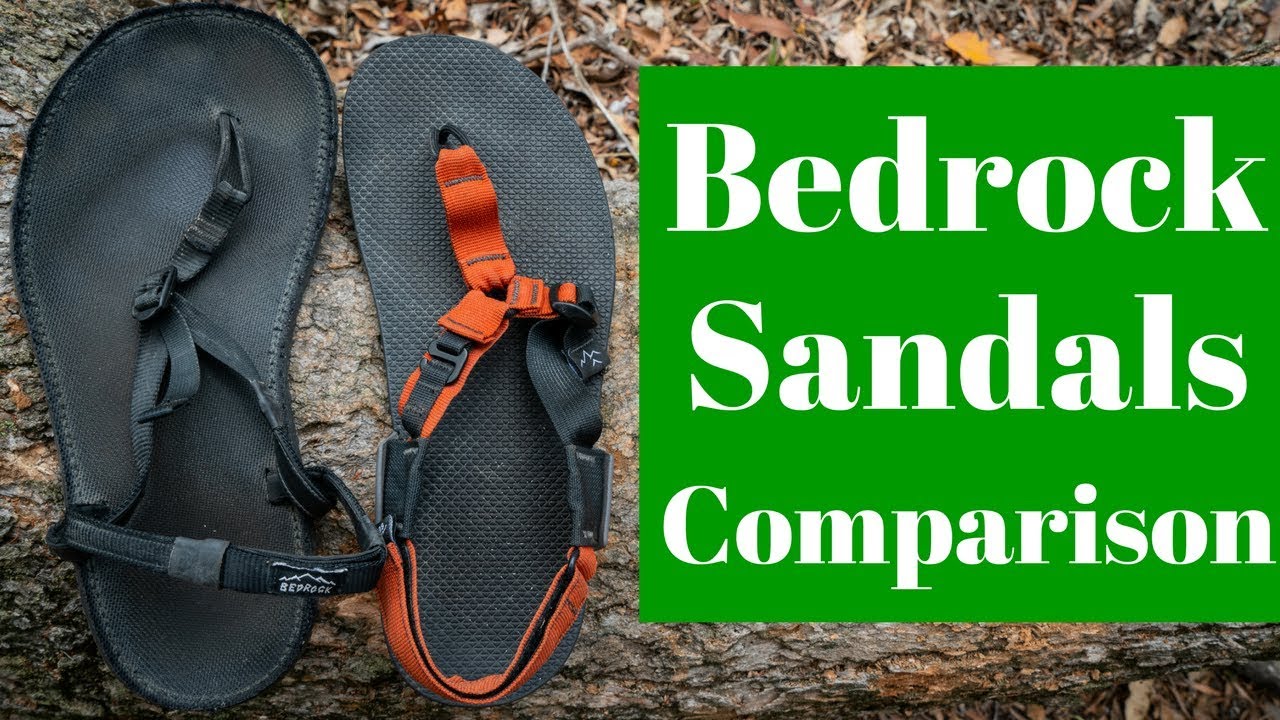 Bedrock Sandals Comparison (Classics vs Cairn Pro's)