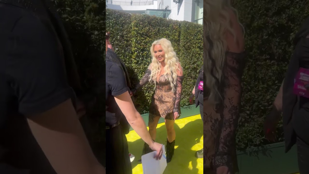 Jelly Roll And His Wife Bunnie XO Arriving At The #iHeartAwards2024