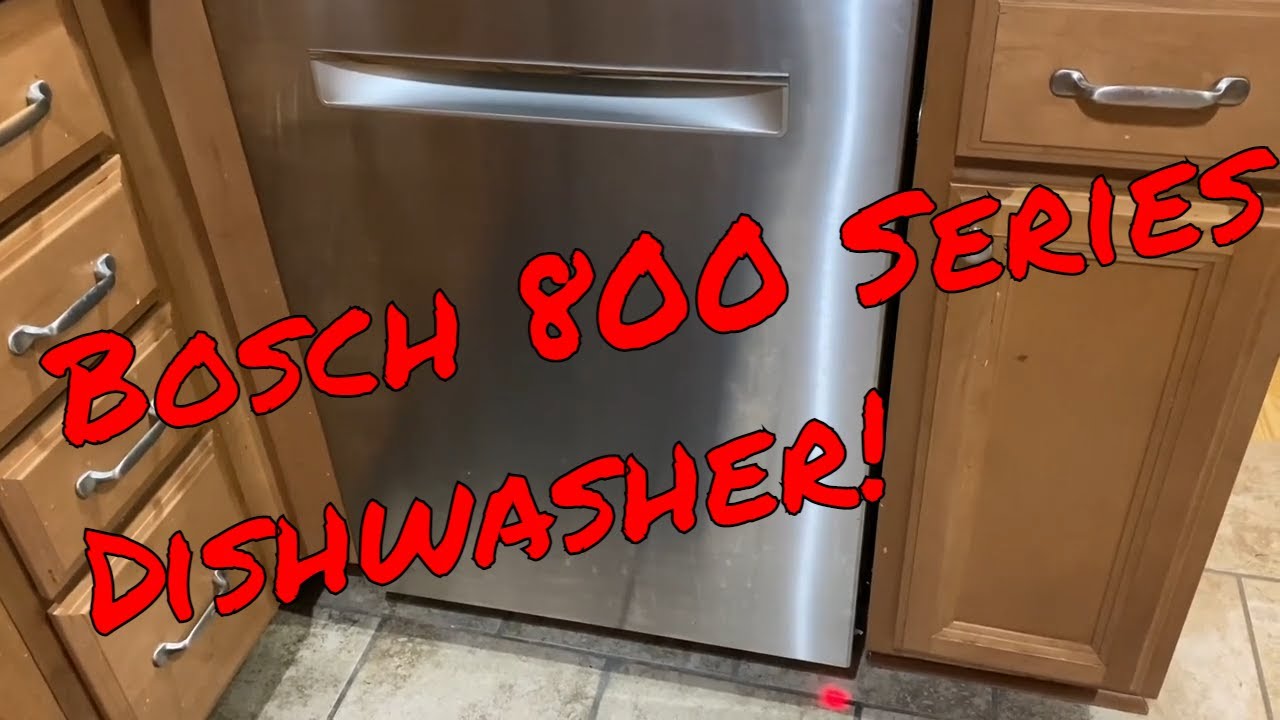 Bosch 800 Series Dishwasher with Crystal Dry overview and review!