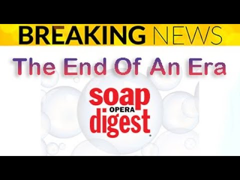 Soap Opera Digest Ends It's Print Run