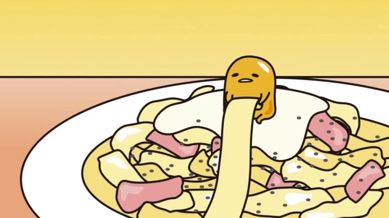 gudetama: fettuccine