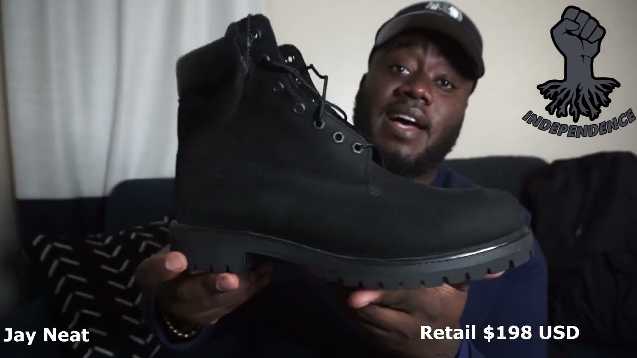 DON'T BUY BLACK TIMBERLANDS UNTIL YOU WATCH THIS VIDEO! ON FOOT REVIEW |  6 inch Premium Boot