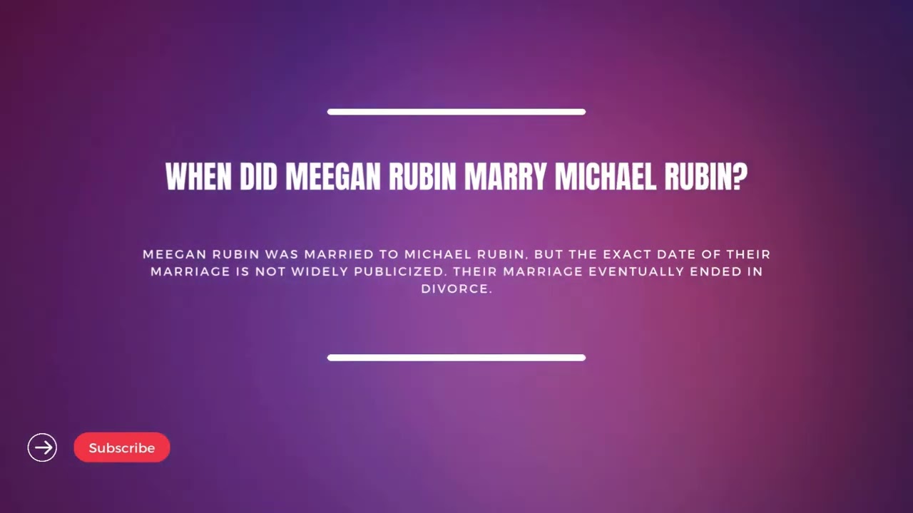 Discover The Life of Meegan Rubin