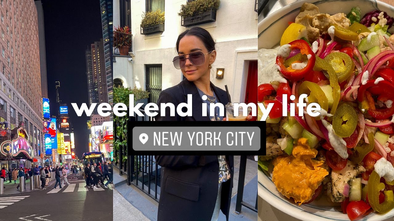 NEW YORK CITY WEEKEND VLOG: La Pecora Bianca, Bryant Park, shopping around the city, cooking at home