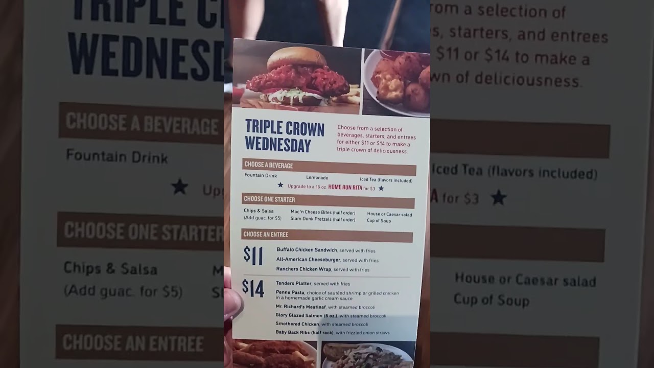 Glory Days Grill Restaurant Menu Prices St Pete FL