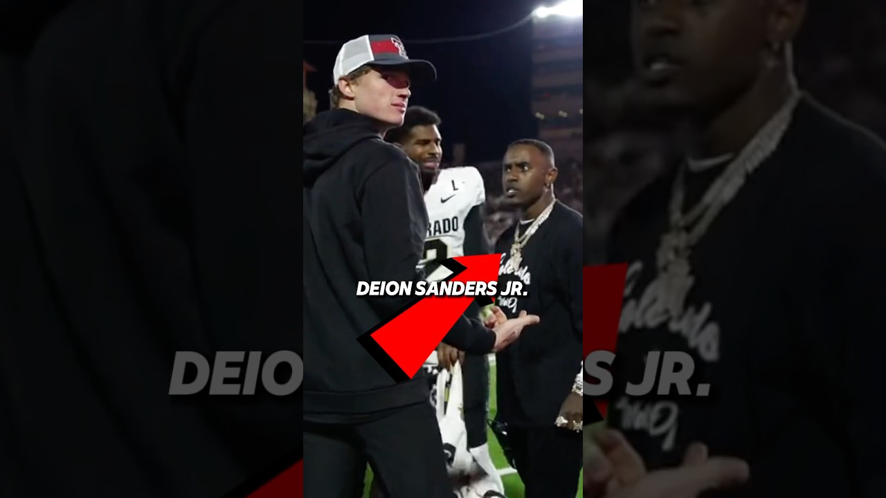 Ball Boy Confronted By Shedeur & Deion Sanders Jr. 😳