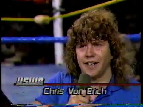 Percy Pringle Confronts Chris Von Erich. 1990