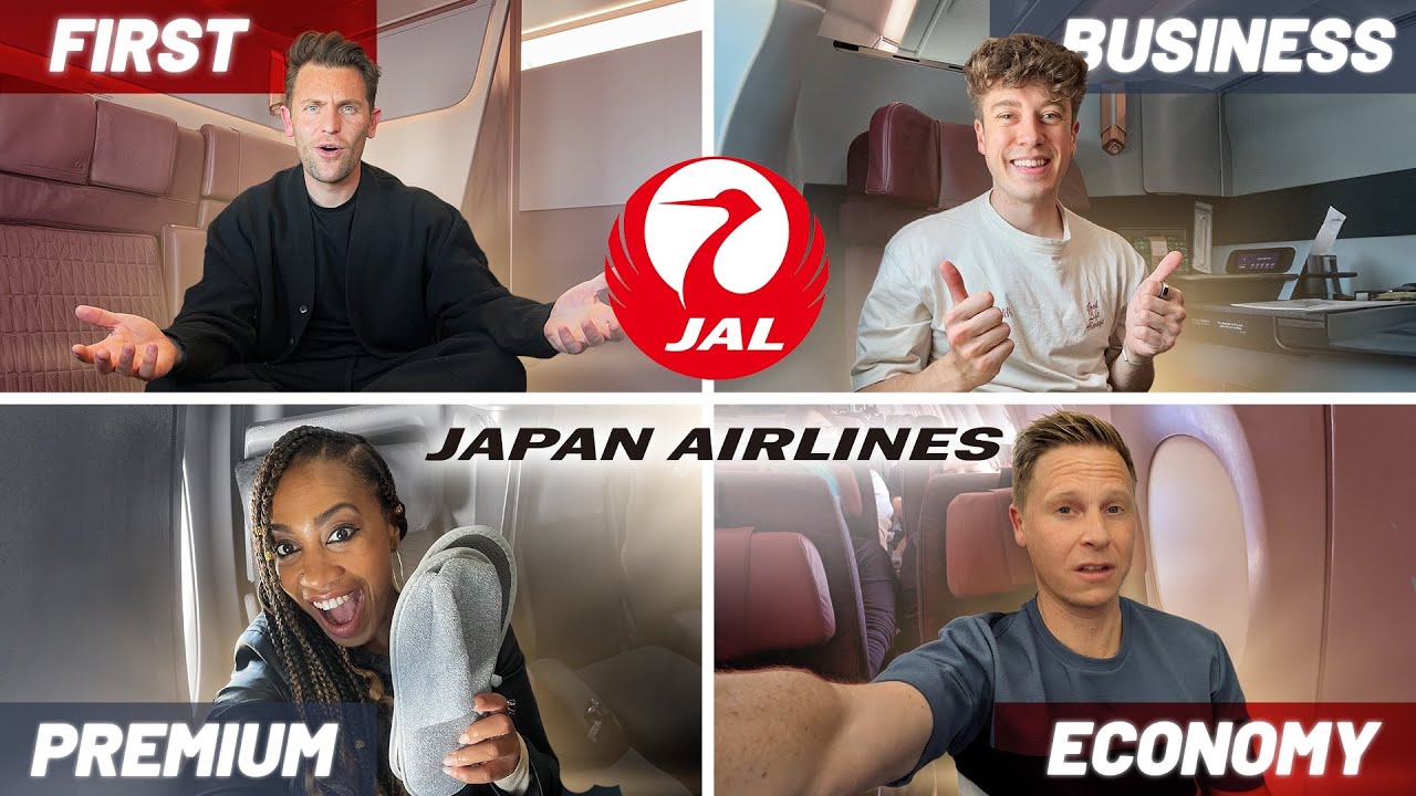 BRAND-NEW Japan Airlines A350- 1000 in ALL 4 Classes - First Class, Business, Premium, Economy