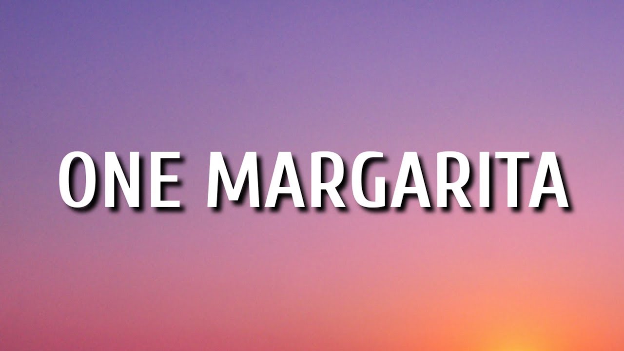 Luke Bryan - One Margarita (Lyrics)