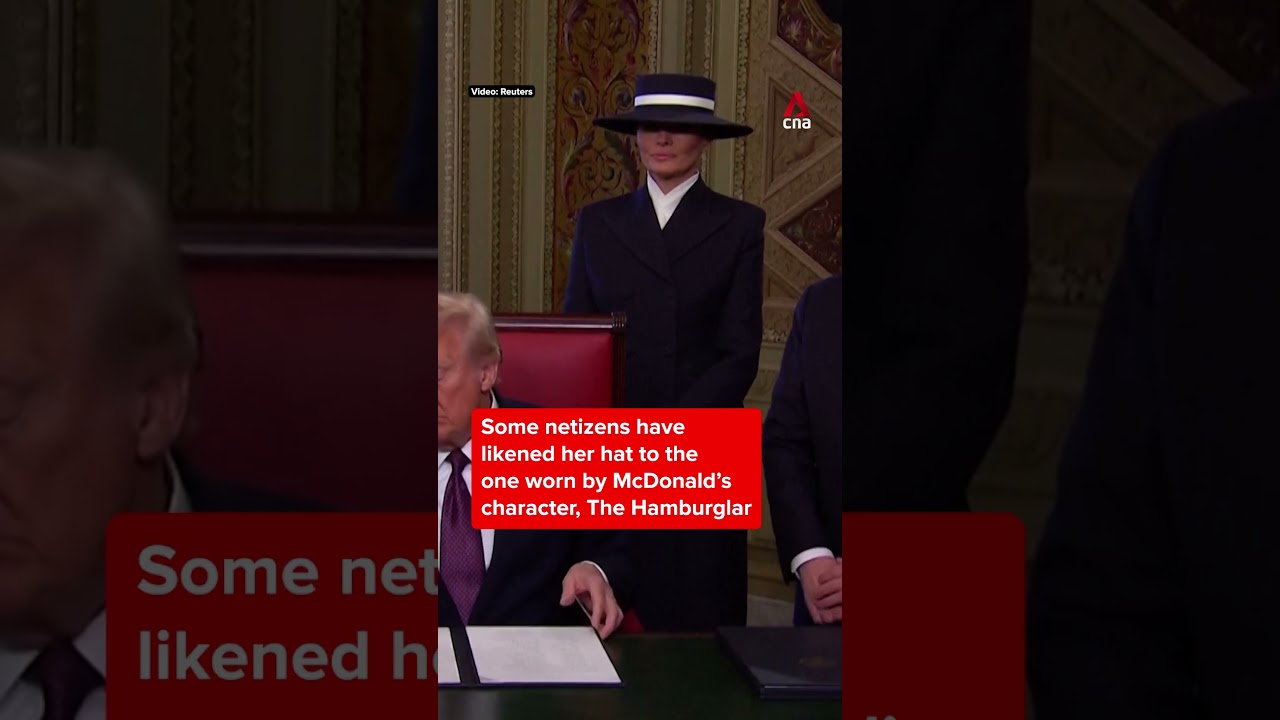 Melania Trump’s outfit at Donald Trump’s inauguration 2025