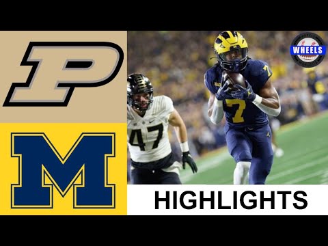 #3 Michigan vs Purdue Highlights | Week 10 | 2023 College Football Highlights