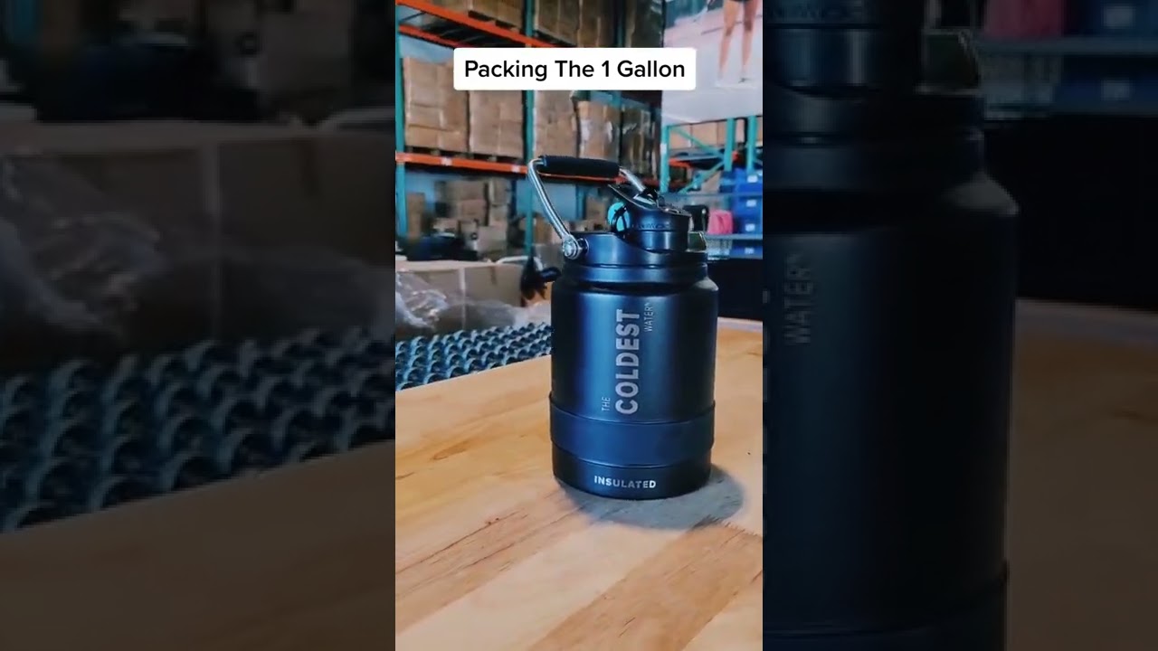 Packing The Largest Coldest Bottle - The One Gallon