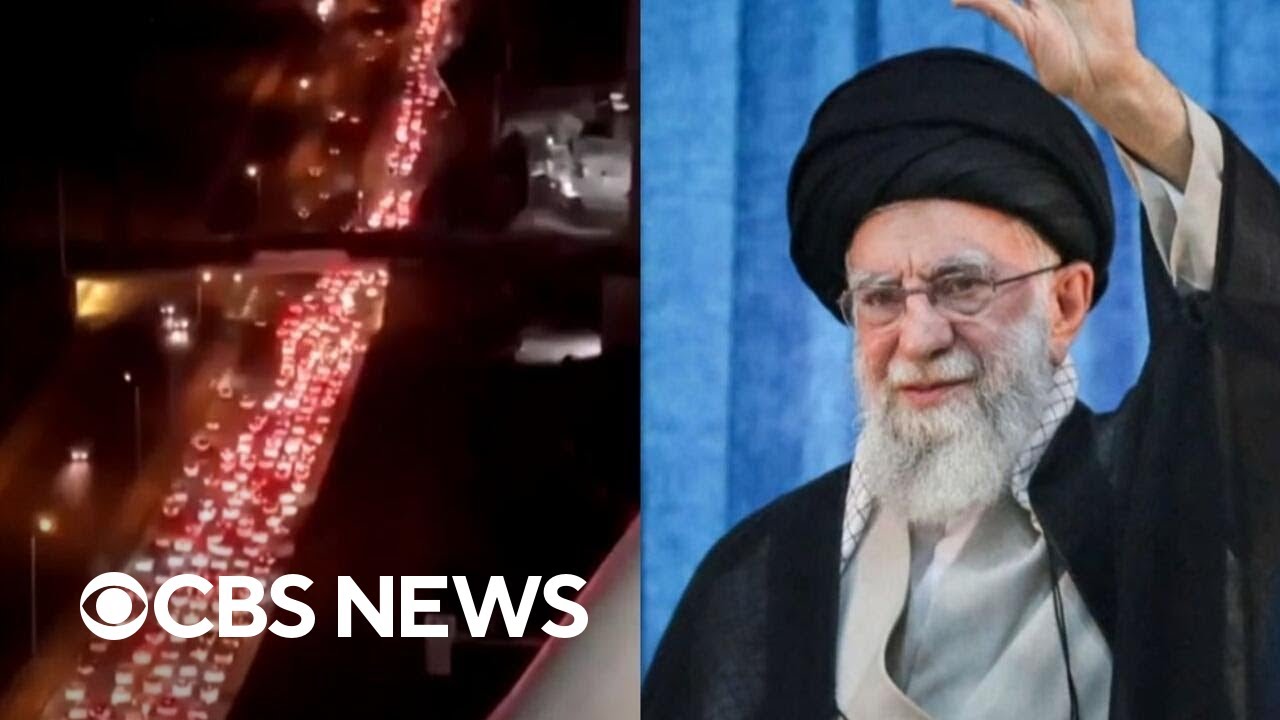Iranians evacuate capital Tehran, some say the regime is frightened