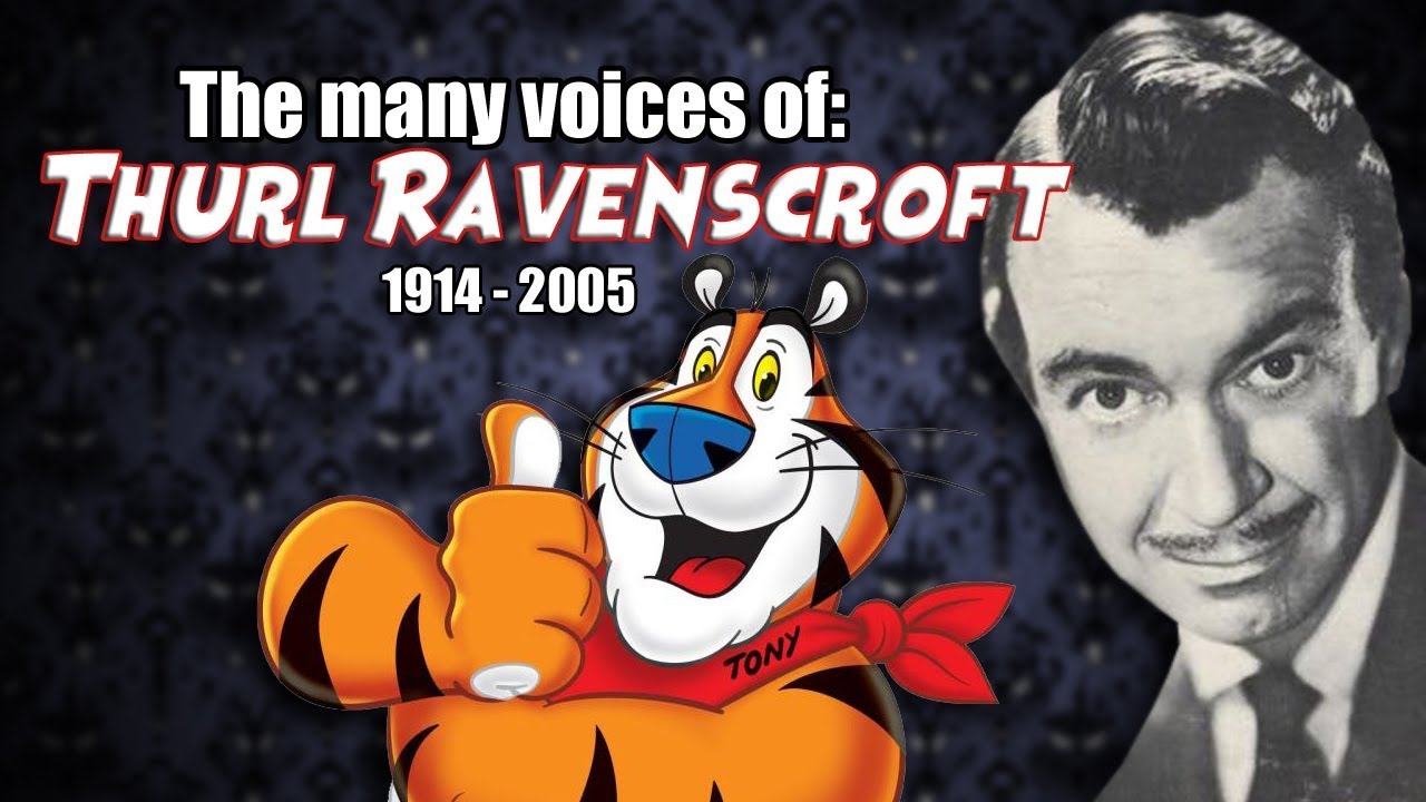 Many Voices of Thurl Ravenscroft (Animated Tribute - Tony the Tiger - Disneyland)