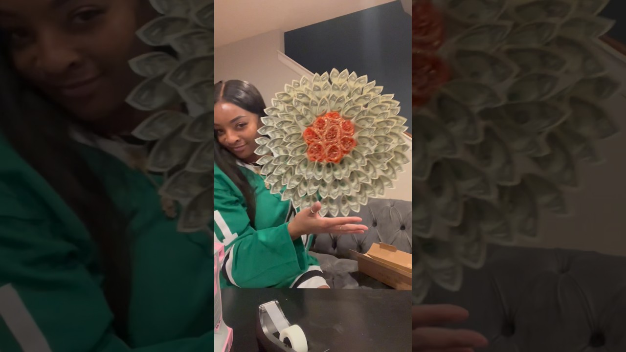 50 bill money bouquet #diymoneybouquet #moneyboquet