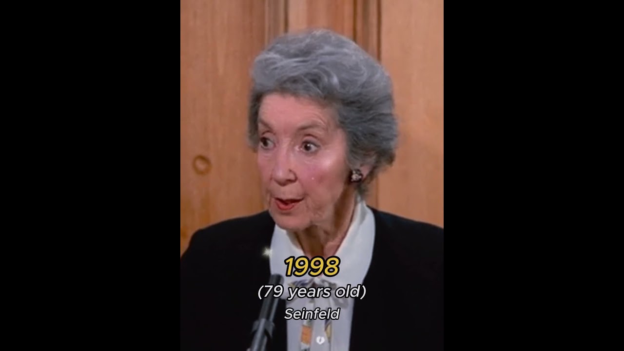 Frances Bay Then and Now