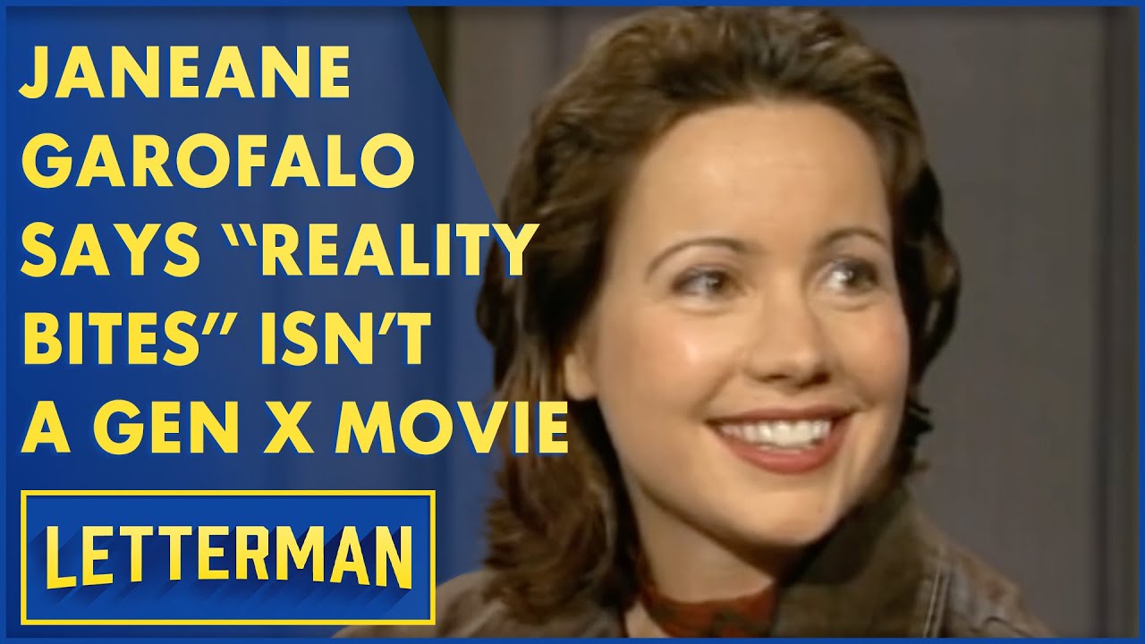 Janeane Garofalo Says "Reality Bites" Isn't For Gen X | Letterman