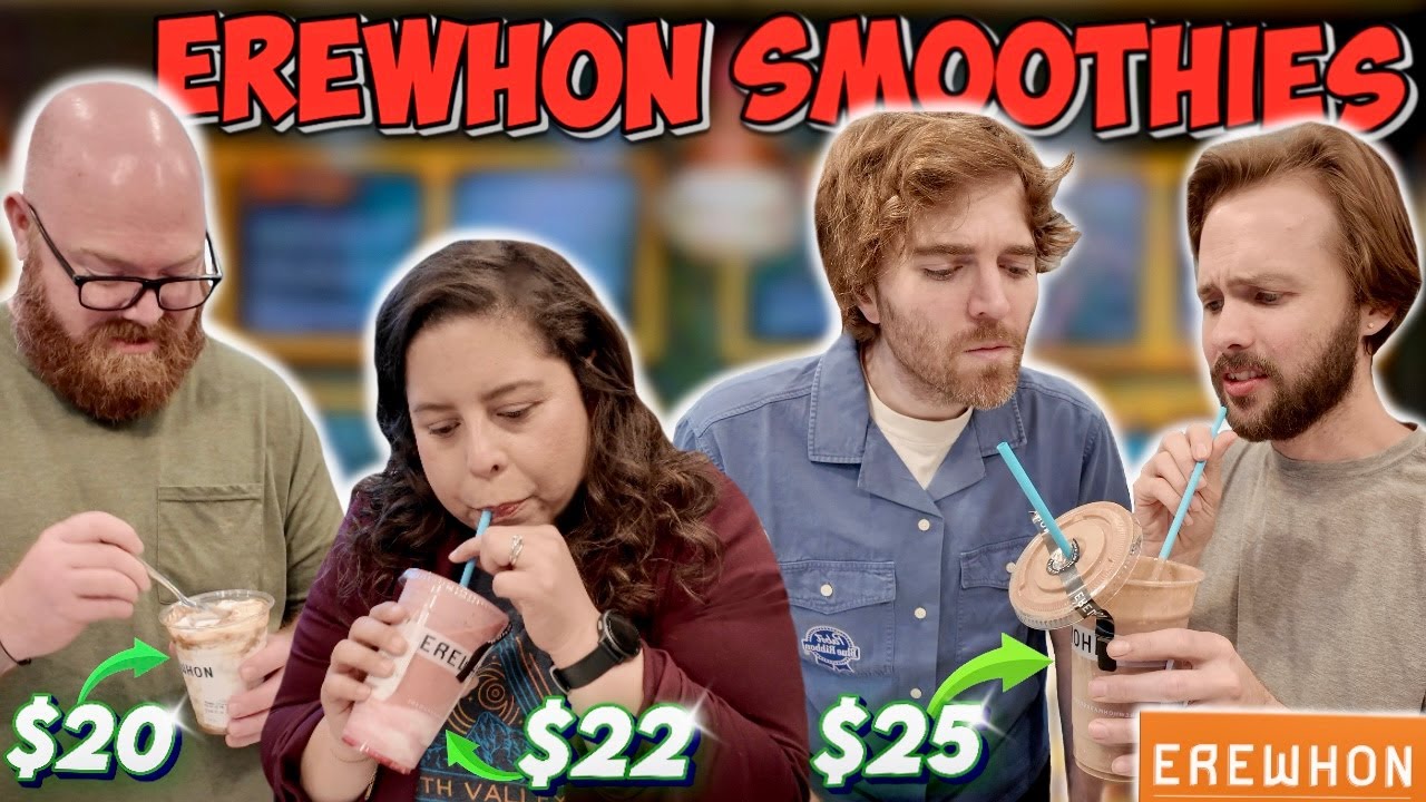 Trying Erewhon Smoothies with Shane and Ryland and Thriftcon