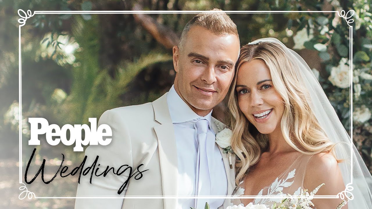 Inside Joey Lawrence & Samantha Cope’s Intimate Outdoor Wedding | PEOPLE Weddings