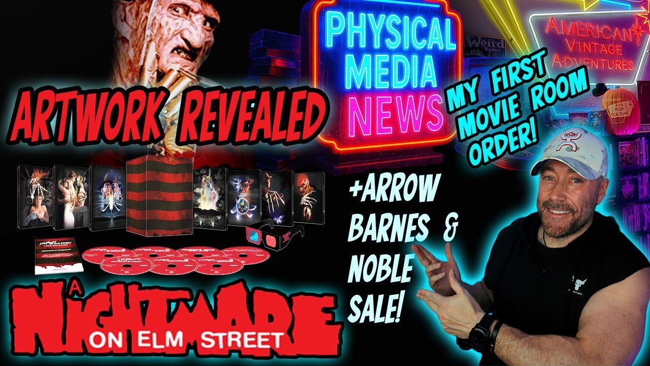 Physical Media NEWS! A Nightmare on Elm Street 4k Steelbook Artwork Revealed!