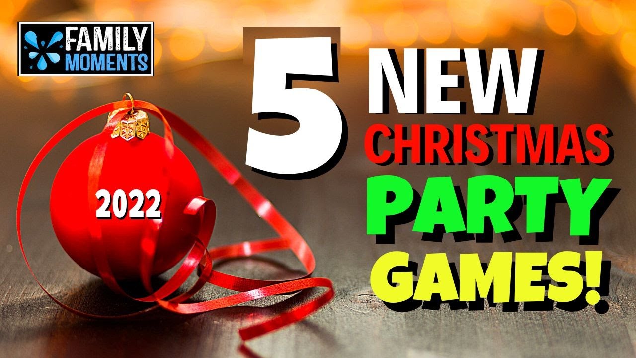 5 BRAND NEW CHRISTMAS PARTY GAMES for 2022