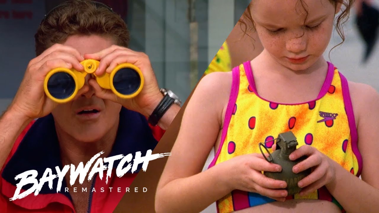 PANIC!! Grenades On The Beach! Mitch Needs To ACT FAST! Baywatch Remaster
