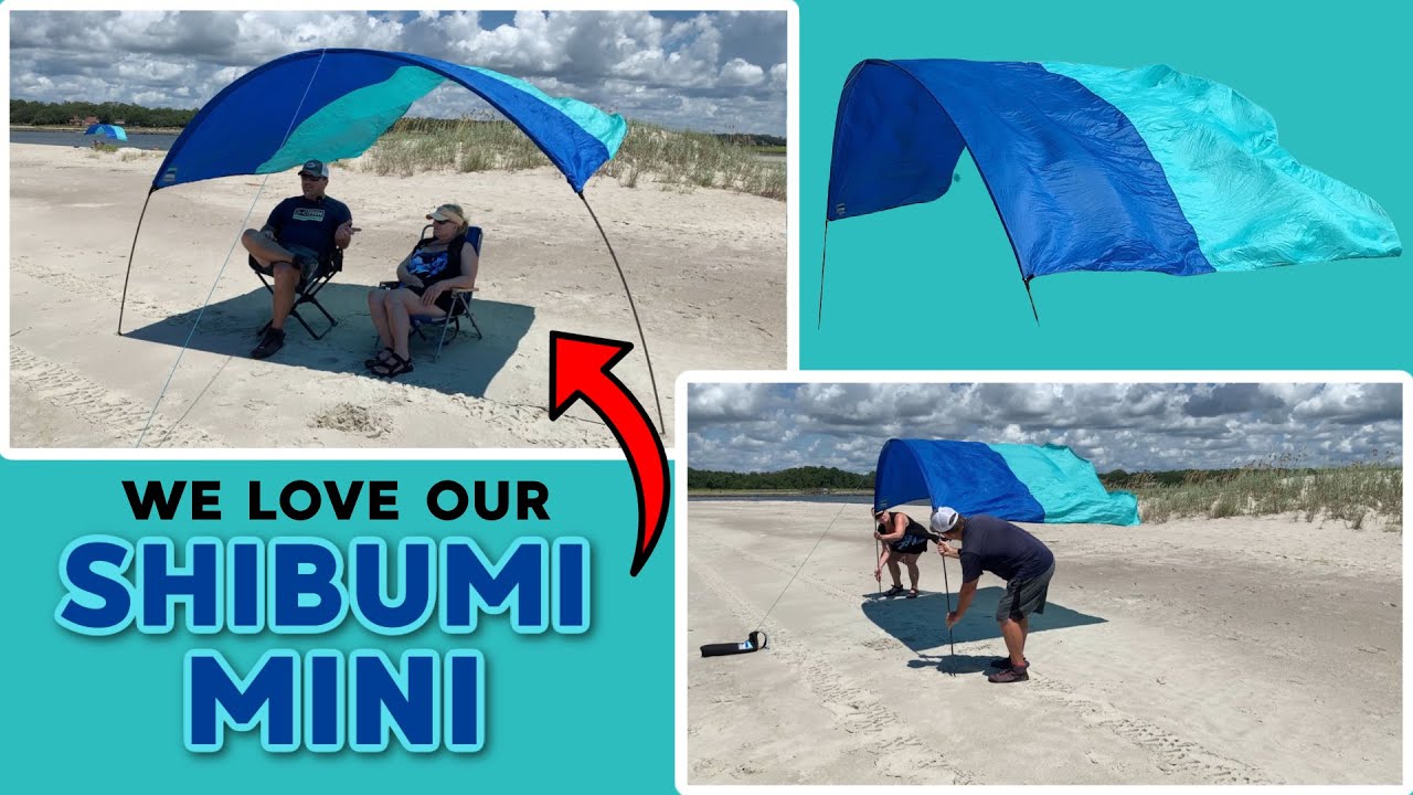 Shibumi Mini Beach Shade Compared to Shibumi Shade Original