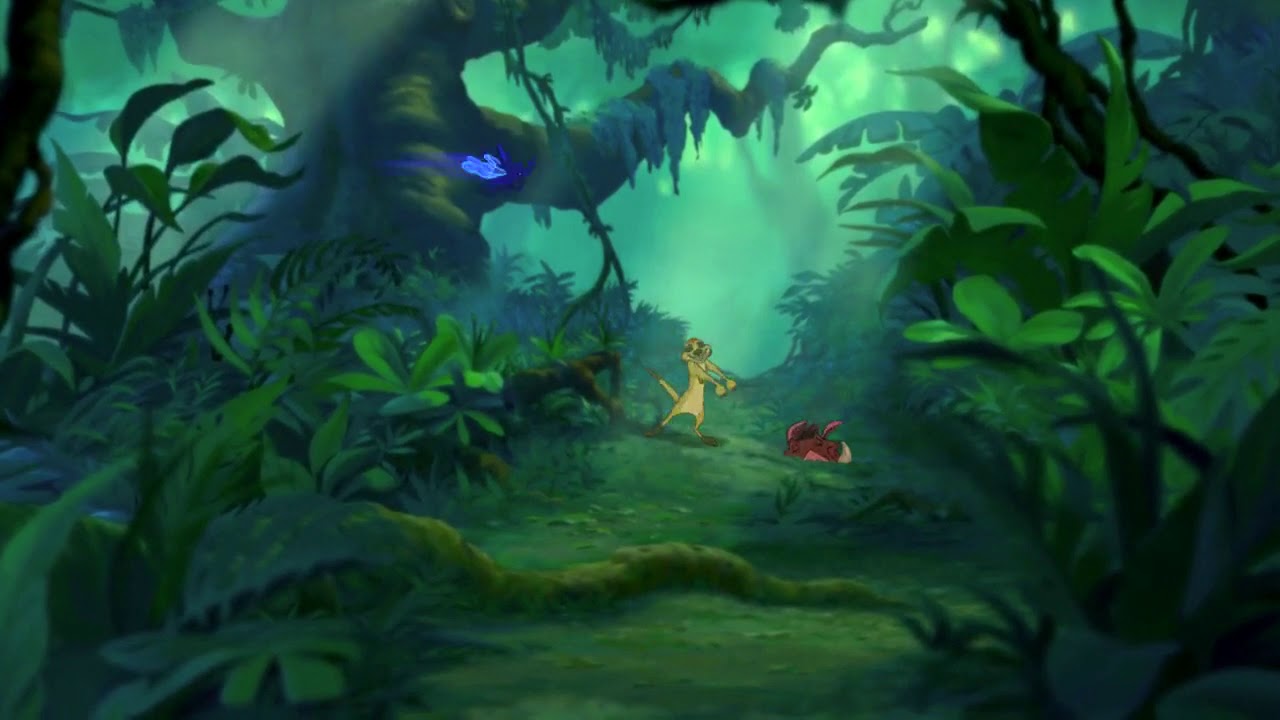 The lion king- simba meets nala