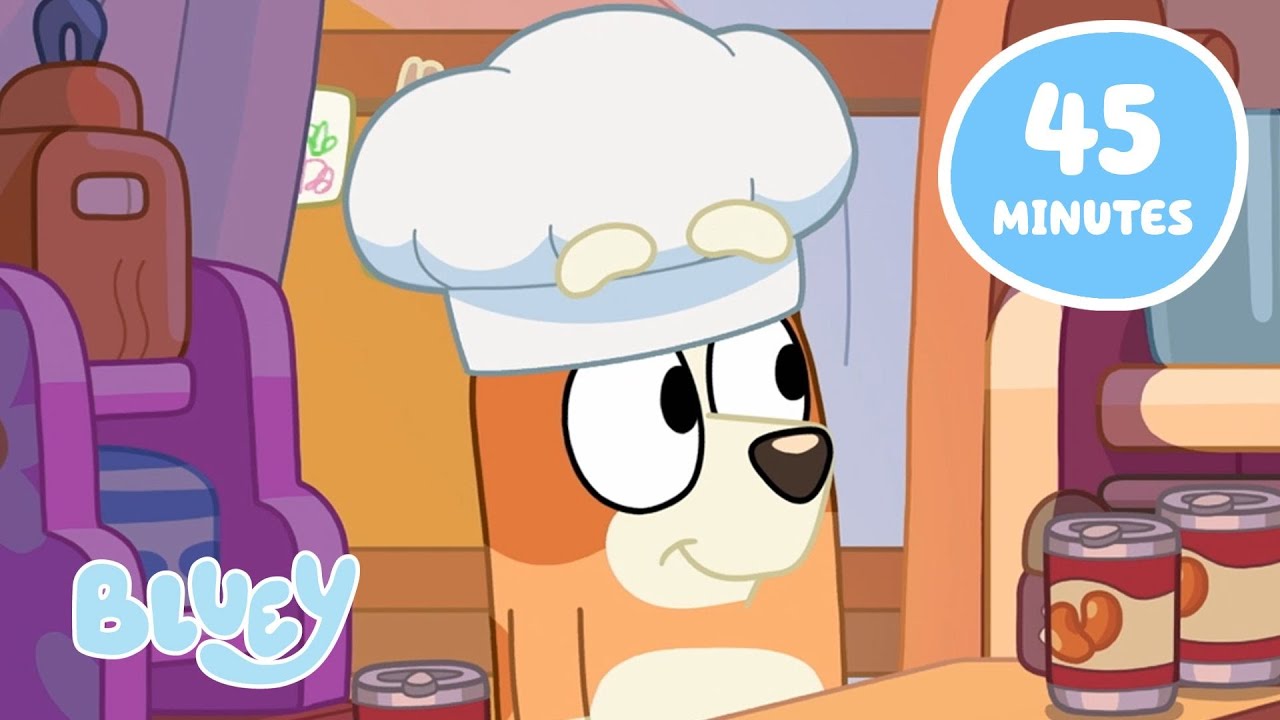 🔴LIVE: Cooking is Fun! | Bluey and Bingo Food Games | Bluey