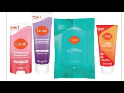 Lume body deodorant starter pack $34