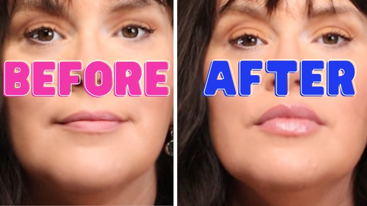 City Lips PLUMPING GLOSS CLEAR Before and After Over 40 | City Beauty Review
