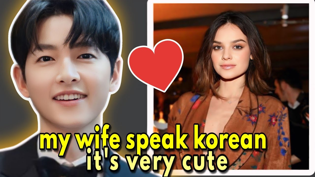 Excited Song Joong Ki talks about Katy Louise Saunders' Korean language skills and life in Italy