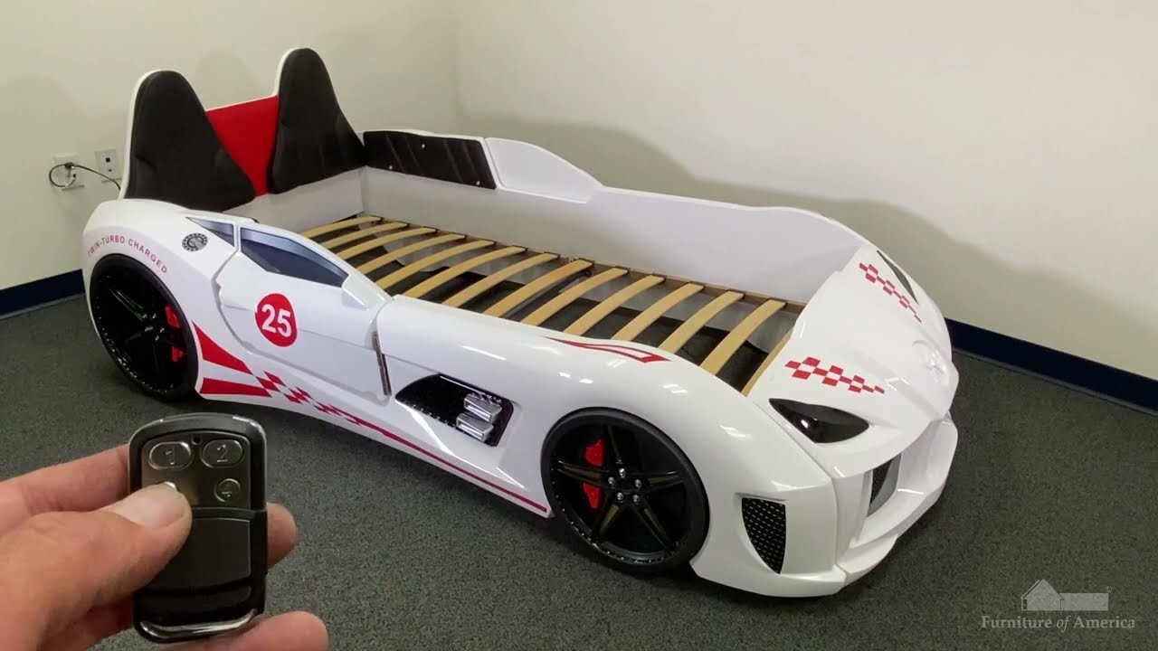 Assembly: Trackster/Patrolene Race Car Bed FOA7723
