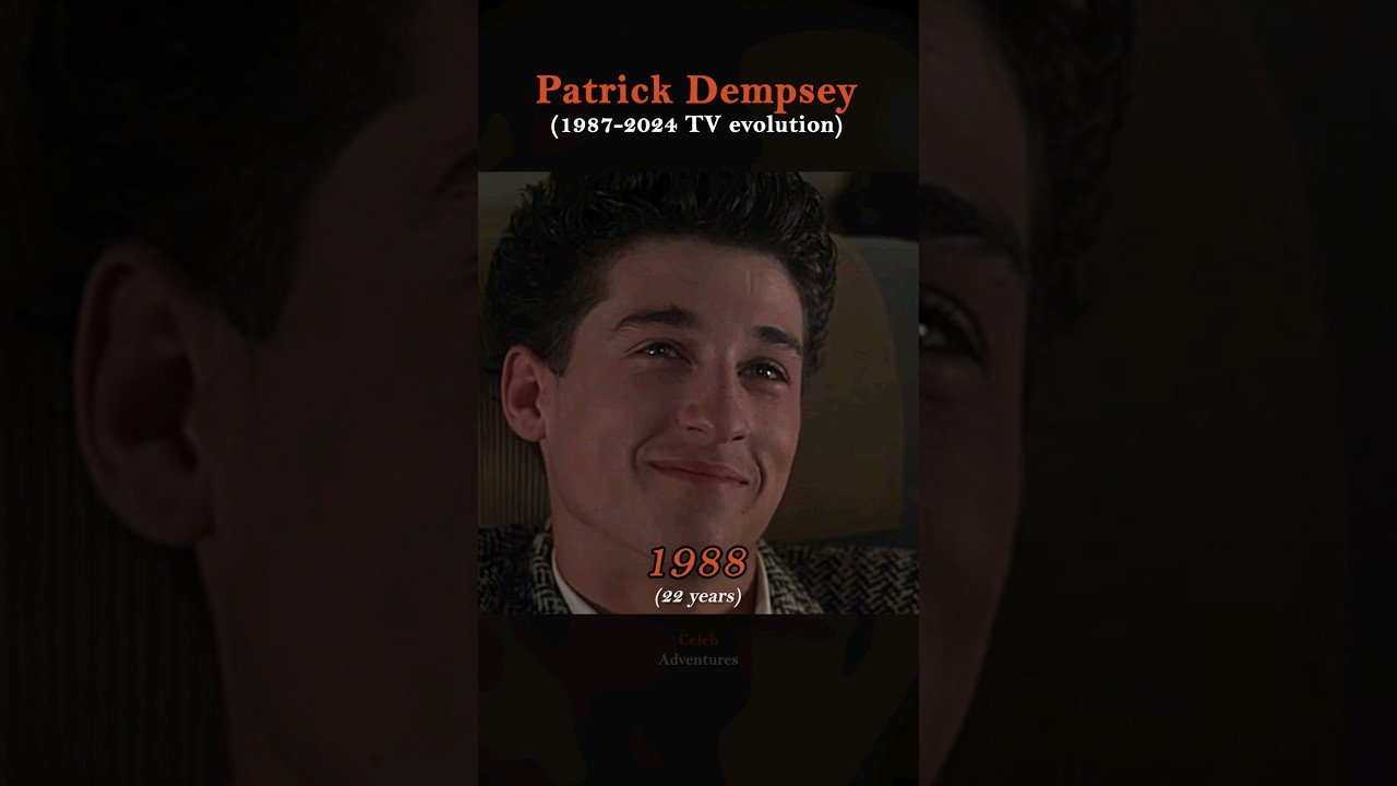 Patrick Dempsey evolution (1987-2024) 🎬✨️ #patrickdempsey #throwback #thenvsnow #derekshepherd