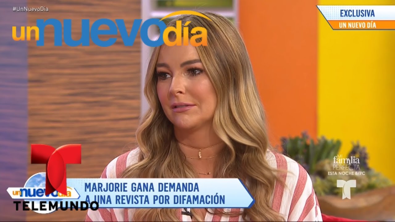 ¡Marjorie de Sousa vuelve a la carga contra Julián Gil! | Un Nuevo Día | Telemundo