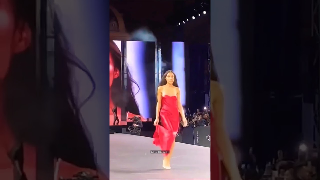Super Model Ines Rau for Loreal Paris spring 2023 #fashionshow #lorealparis #trending